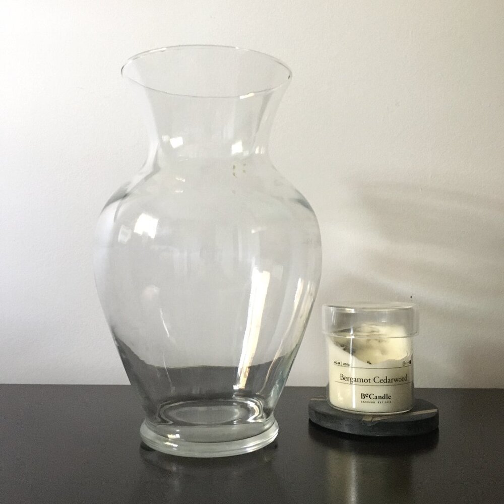 Large Glass Bouquet Vase